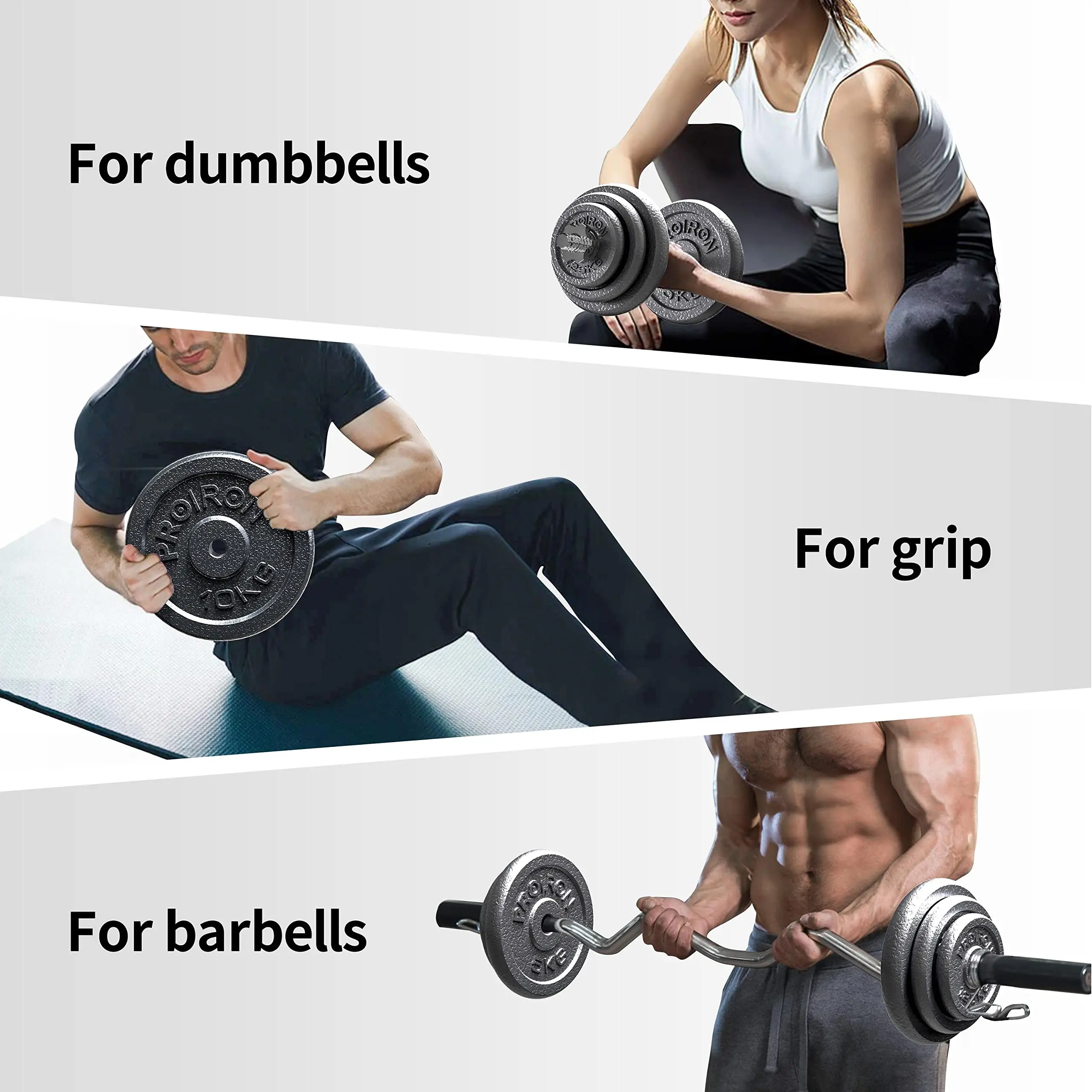 Proiron 25mm Center Hole Calibrated Competition Weightlifting Plates