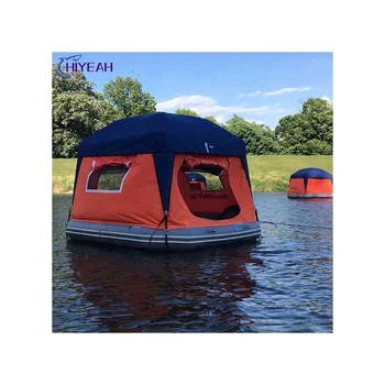 Commercial Shoal Tent Floating Inflatable Waterproof House Tent  Inflatable Fishing Boat Tent For Same