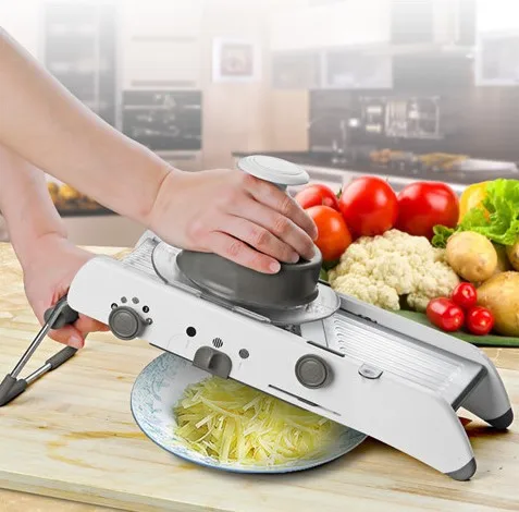 12 in 1 Hand Operated Vegetable Mandoline Slicer Veggie Chopper