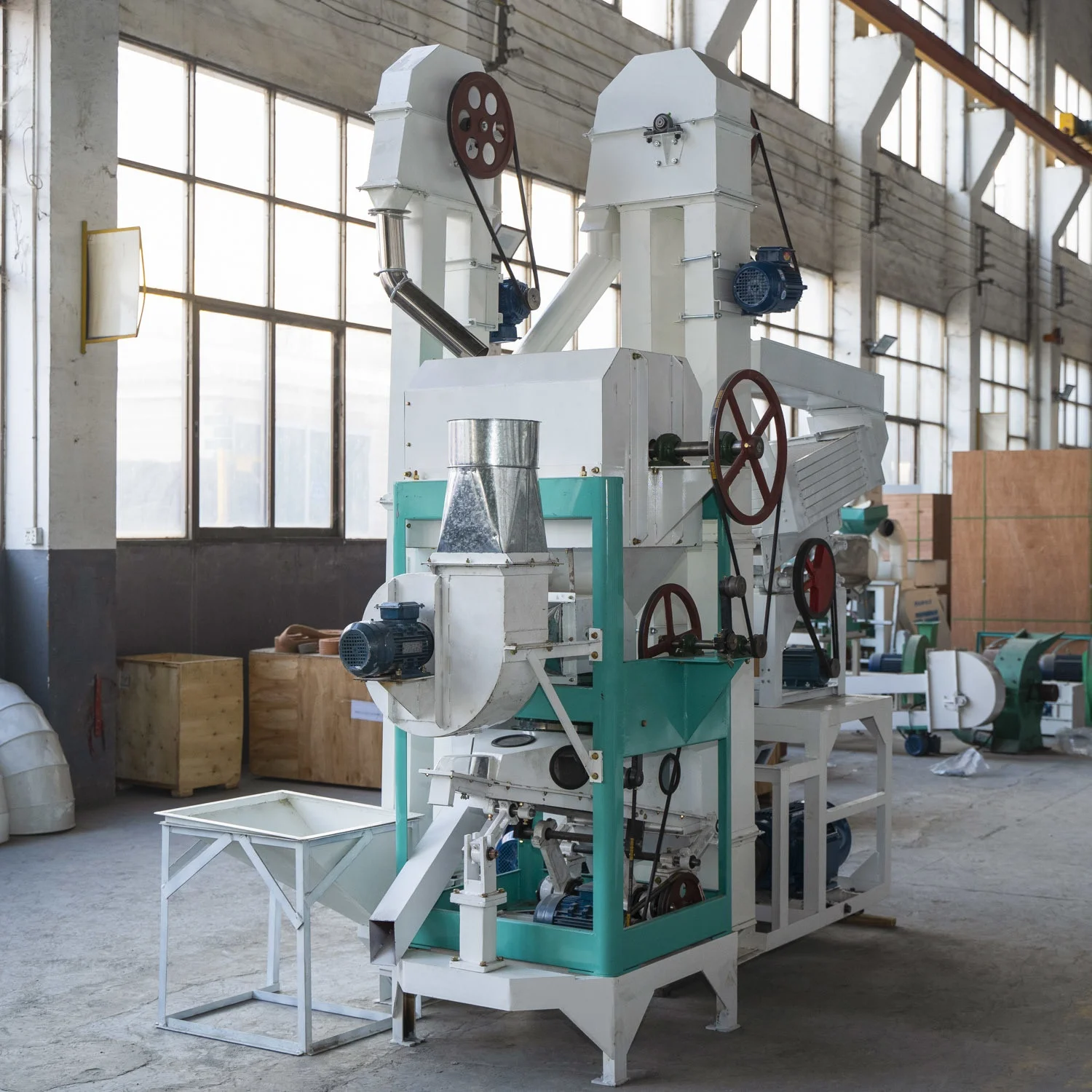 20TPD Small Complete Set Combined Rice Mill Processing Machine/ Parboiled Rice Milling Machine and Polishing Machine