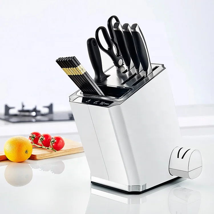 All in one Electrical knife sterilizer knife holder with Sharpener