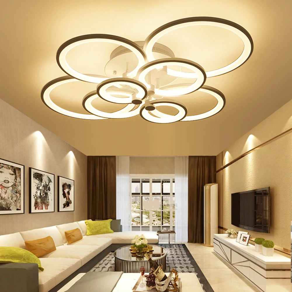 New Design Home Lighting Dimmable Led Living Room Bedroom Modern Decorative Fixtures Ceiling Light