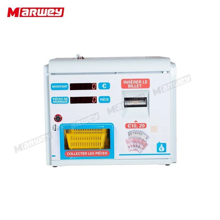 Customized Wall Mounted Coin Exchange Machine Mini Token Changer Small