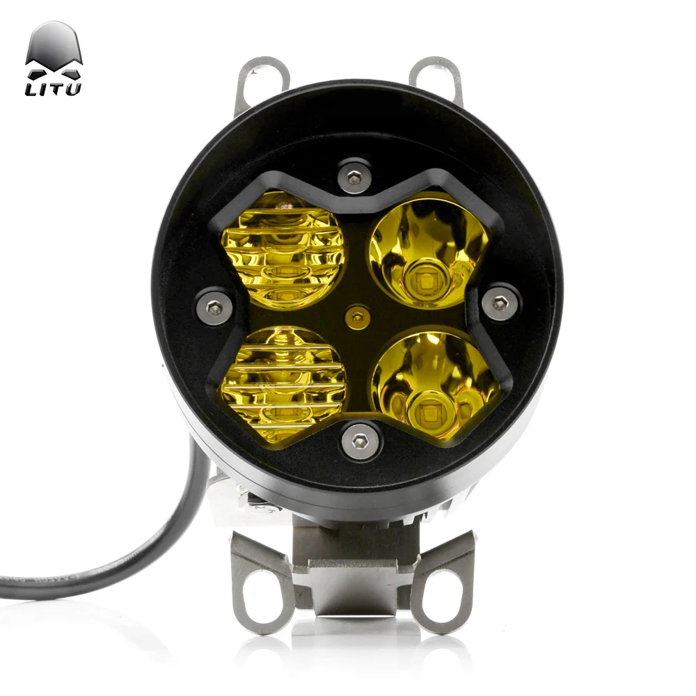 2022 LITU LEDドライビングフォグランプ 40W LEDポッドヘッドライト 