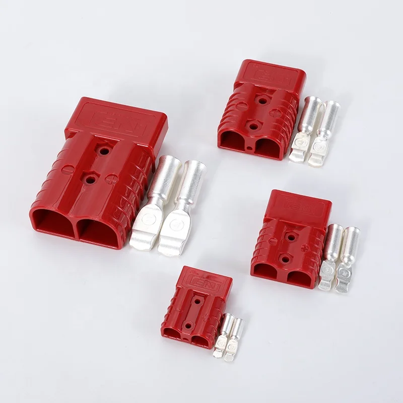 Red Andersons175 Amp 600V Power Connectors SupportsAnderson SB175 Battery Connector