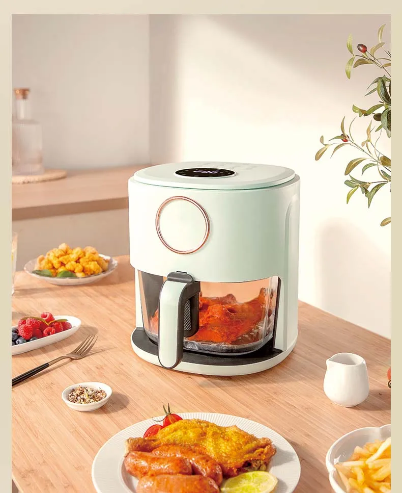 Visualization Air Fryer With Thickened High Borosilicate Glass
