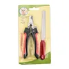 Coupe-ongles noir et rouge avec lime