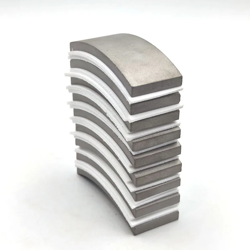 Постоянный редкоземельный изогнутый магнит N52 неодимовый для серводвигателя