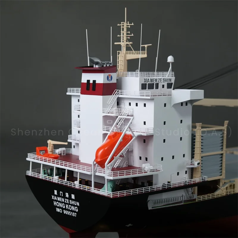 Bulk carrier models, marine department models, museum‑grade ship models—crafted with precision and passion. Our factory specializes in custom‑made simulation models, bringing real‑world vessels to life in exquisite detail. From structural accuracy to realistic painting, every piece is hand‑finished to meet the highest standards. Ideal for education, exhibitions, museums, and corporate gifts. Whether you need a 120cm bulk carrier or a fully customized marine model, we deliver museum‑quality craftsmanship that captures the power and beauty of maritime engineering. Trust our expertise to create a stunning, true‑to‑life ship model that inspires and impresses. Made with pride for ship enthusiasts, institutions, and collectors worldwide.Amber@vesselmodel.com Tel: +86 18038048785