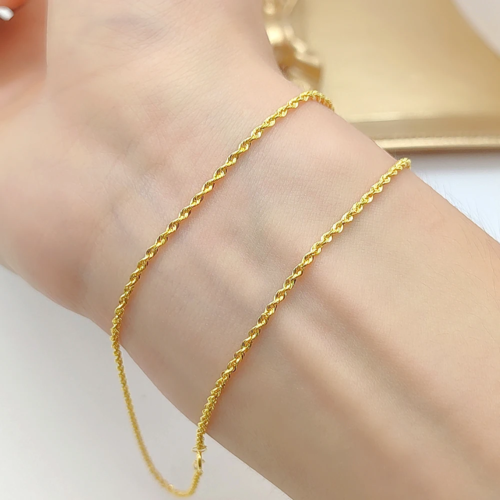 Collar De Cadena Elegante Para Mujer De 45 Cm De Longitud Con Oro