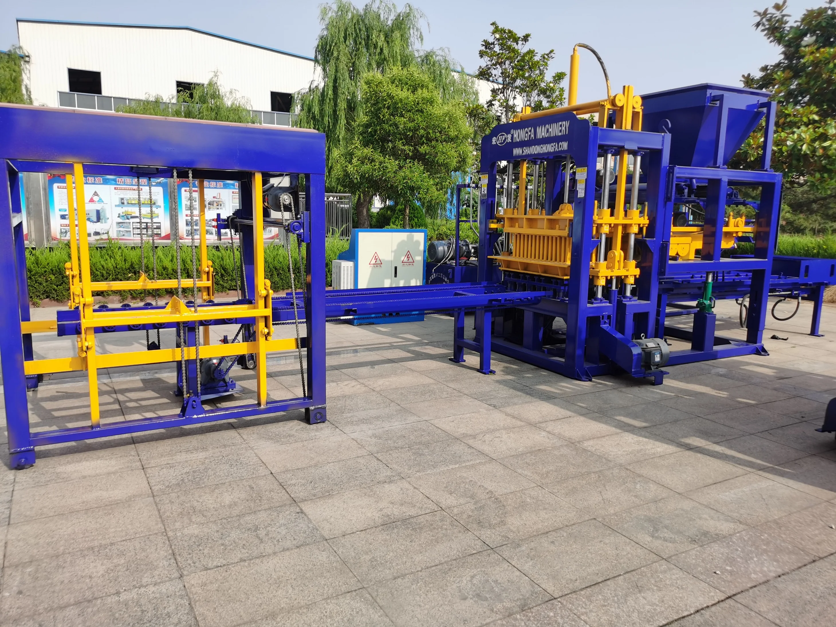 Sand Lime Brick Making Machine Parking Tile Block Making Machine in Bangladesh Cement Block Making Machine Prices