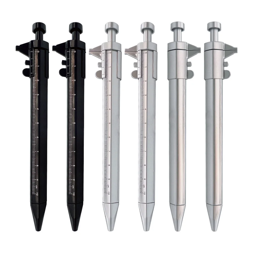 Wholesale Multi-functional Tool Pen Customized Promotional Vernier Caliper Ruler 3 in 1 Ball Pen for Engineer Use