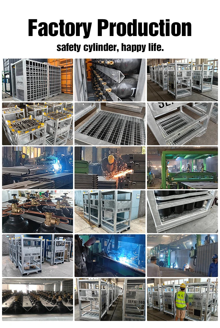 16 Units Offshore Gas Cylinder Rack for Nitrogen, Oxygen, Argon | DNV ...