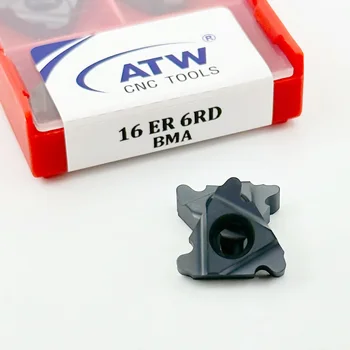 ATW  Wholesale 16ER 6RD Carbide threaded inserts for CNC Machine Indexable Threading Lathe Holder threading inserts