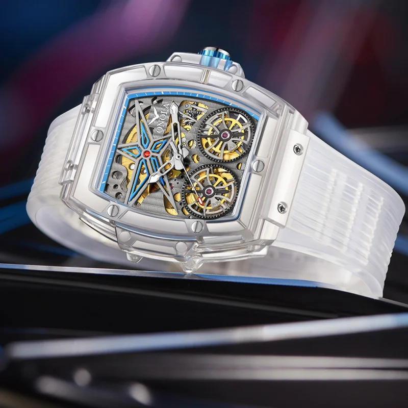 Richard Mille Watch Plastic: Transparent Stylish Men's Timepiece