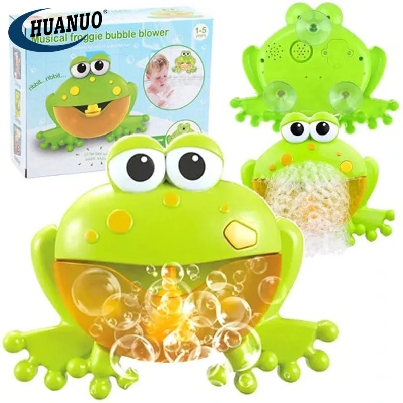 Máquina De Burbujas Para Baño Con Forma De Rana | Juguete Infantil Con Rociador Giratorio Y Rueda Hidráulica | Regalo Divertido Para Niños Y Niñas | Color Rojo