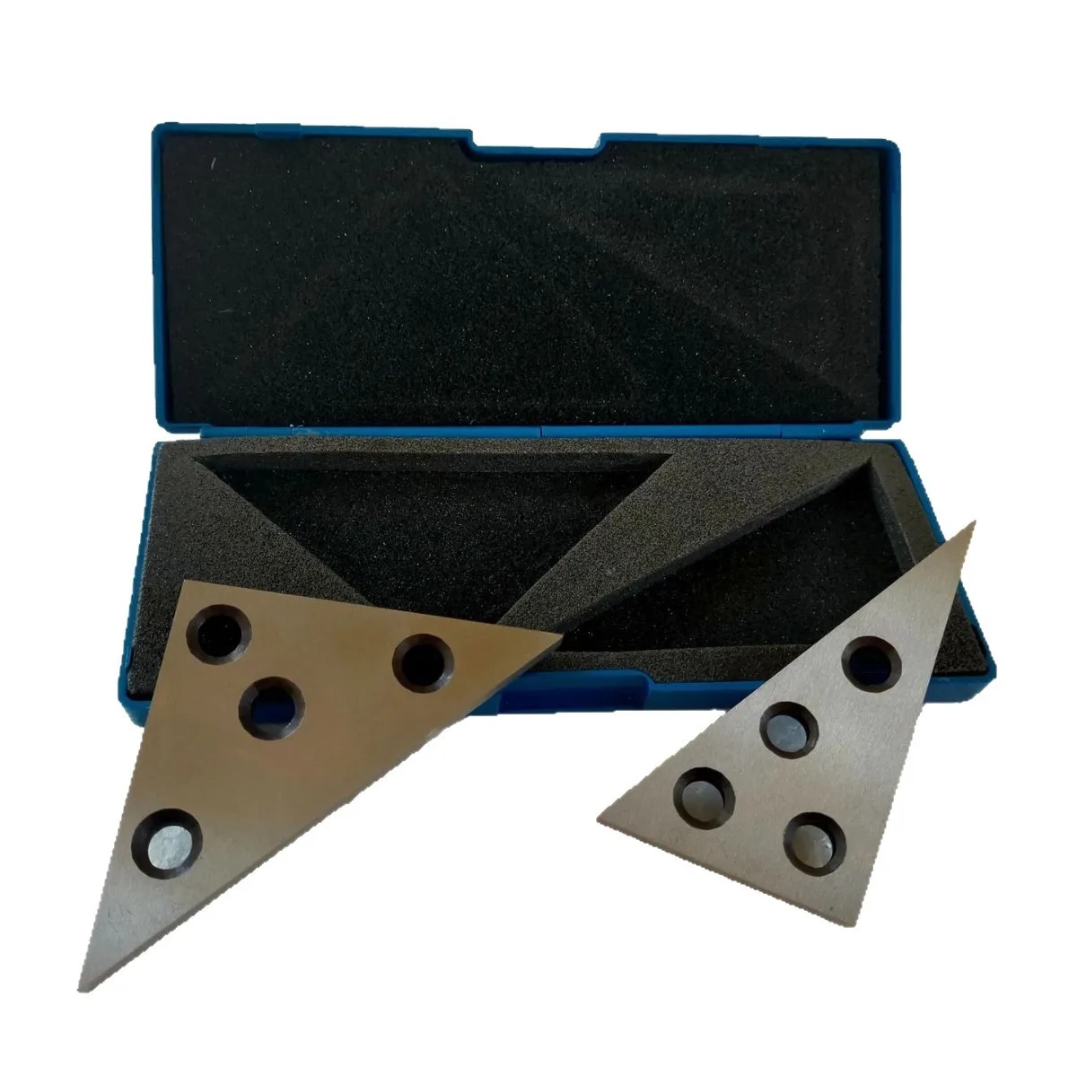 TEBAK Machine Tools 2Pcs Angle Block Set 30-60-90/45-45-90 Machinist Tool Planer Tool CNC Parts Angle Gauge Gage
