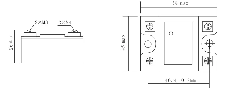 Meishuo SSR-10DD 5v DC to DC 10A Single Phase Solid State Relay High Reliability SSR Relay
