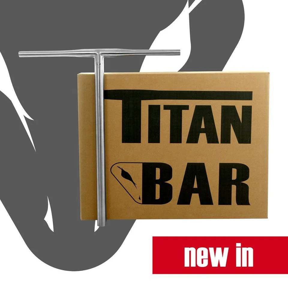 Ultralight GR9 pro titanium scooter handlebar