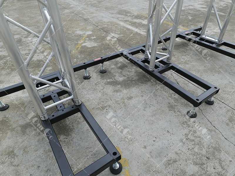 LED Truss System Display Hanging LED Wall Ground Support Stand Compatible with F32,F33,F34 Spigot Truss or 12 Inch Bolt Truss