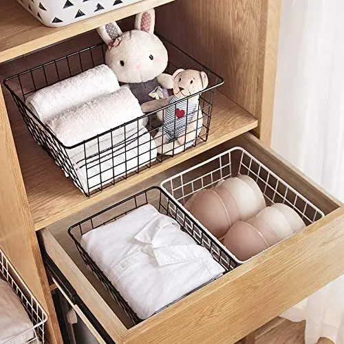 Square Wire Mesh Container Vegetable Mesh Storage Baskets