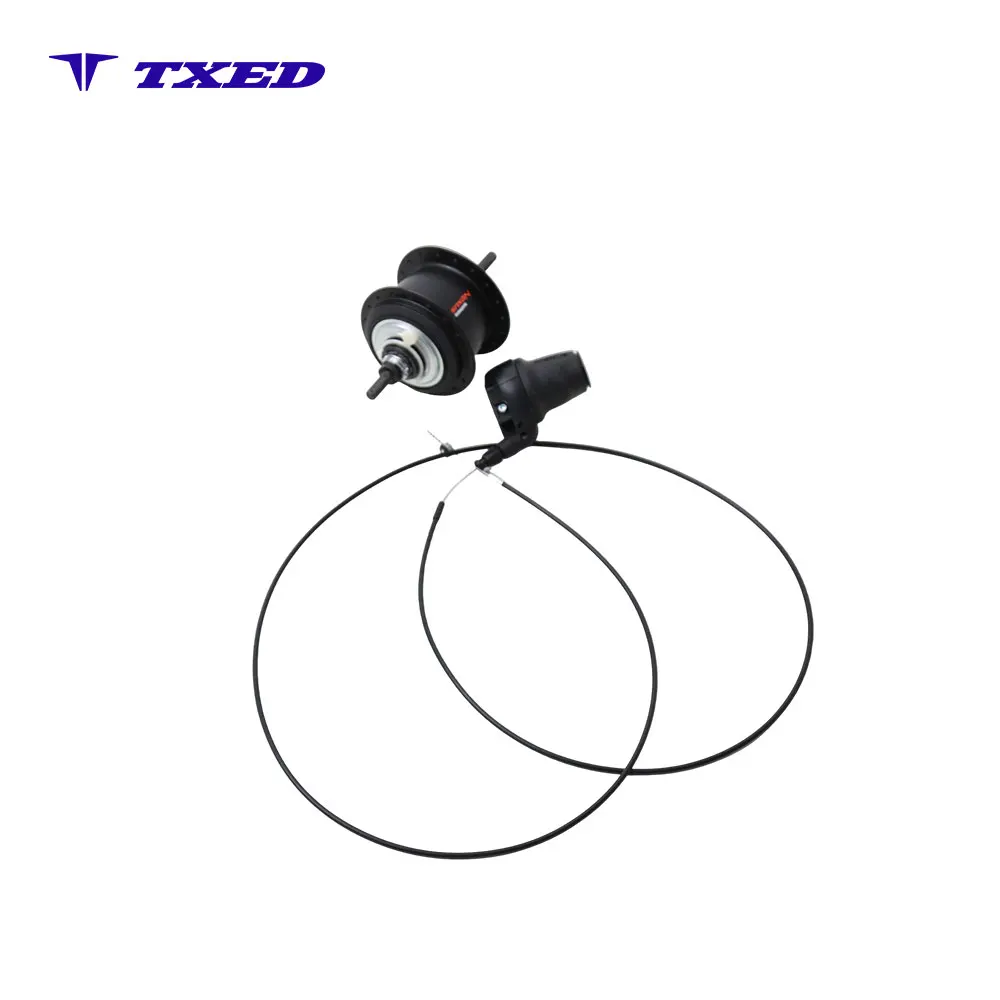 Black Color Steel Adjustable Rear Hub Internal 8-Speed Gear Hub Twist Shifter Complete Accessories for Bicycle/Electric