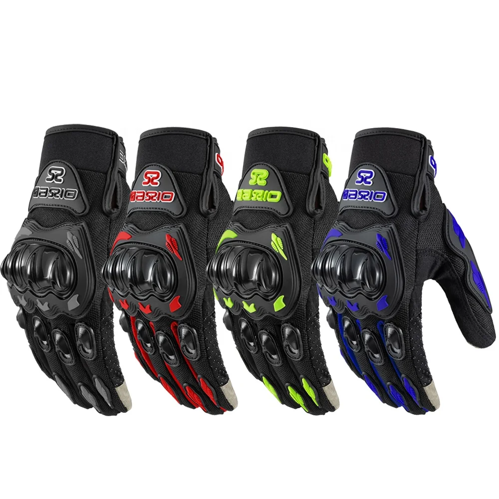 Guanti con finger bridge con protezione dita per motociclista | Acquisti Online su