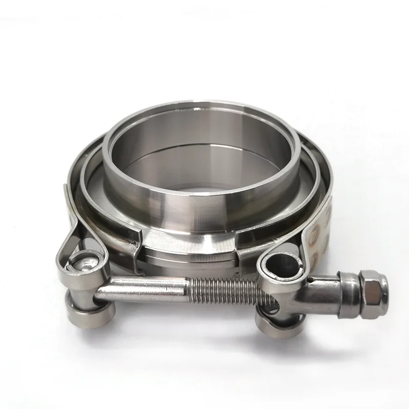 3,0 дюймовый титановый V-образный зажим, фланец с двумя титановыми фланцами Gr2 и одним шт. Ss 304, трубный зажим