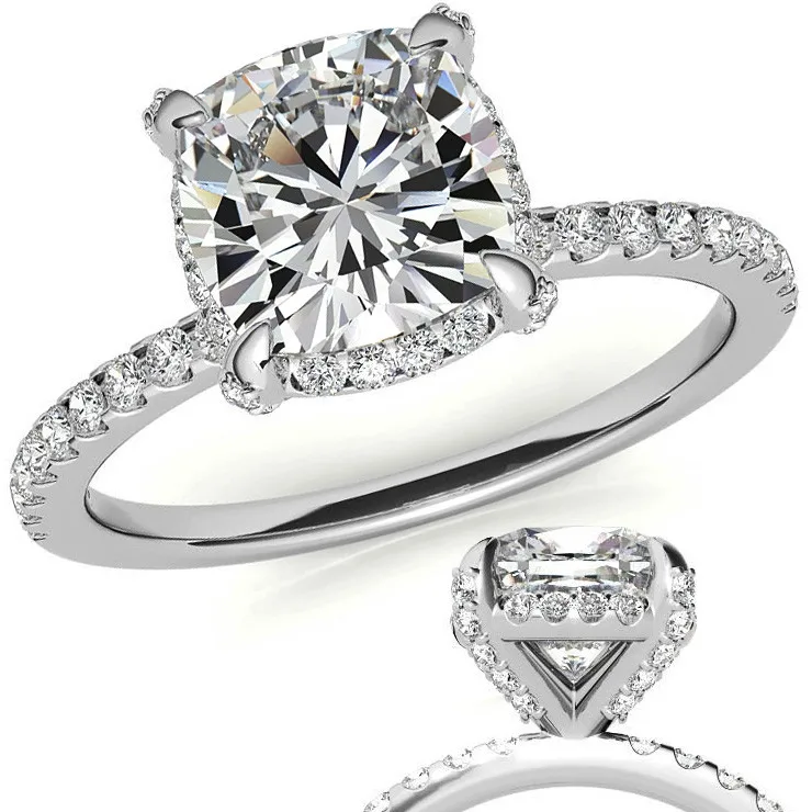 Radiant Diamond Engagement Ring Setting – Reis-Nichols Jewelers