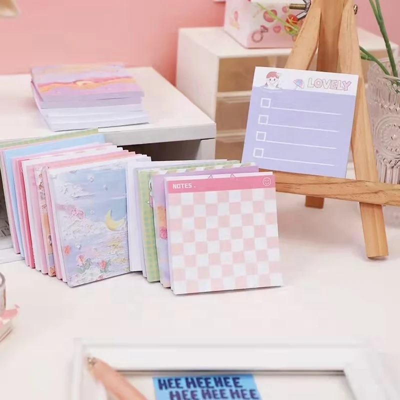 5x5 Sticky Note Clear Translucent Notes Recycled Custom Vellum Sticky Notes