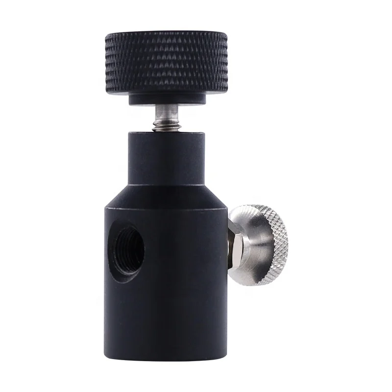 Paintball PCP Remote Hose Fill Adapter CO2 Adapter on / Off With Release Valve