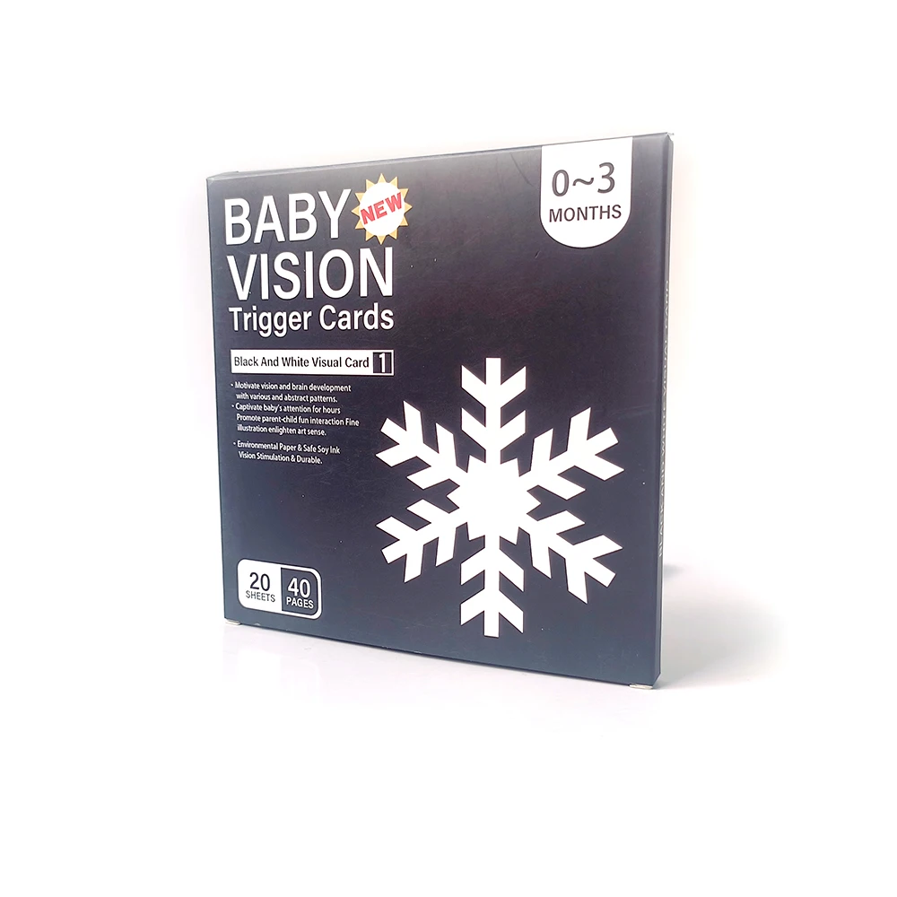 Factory Outlet Baby Physical Vision Trigger Cards Colors Shapes Numbers Educational Preschool Toddler Flashcards