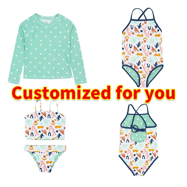2023 New Arrive Custom Children Bathing Suit Kids Baby Swimwear Old