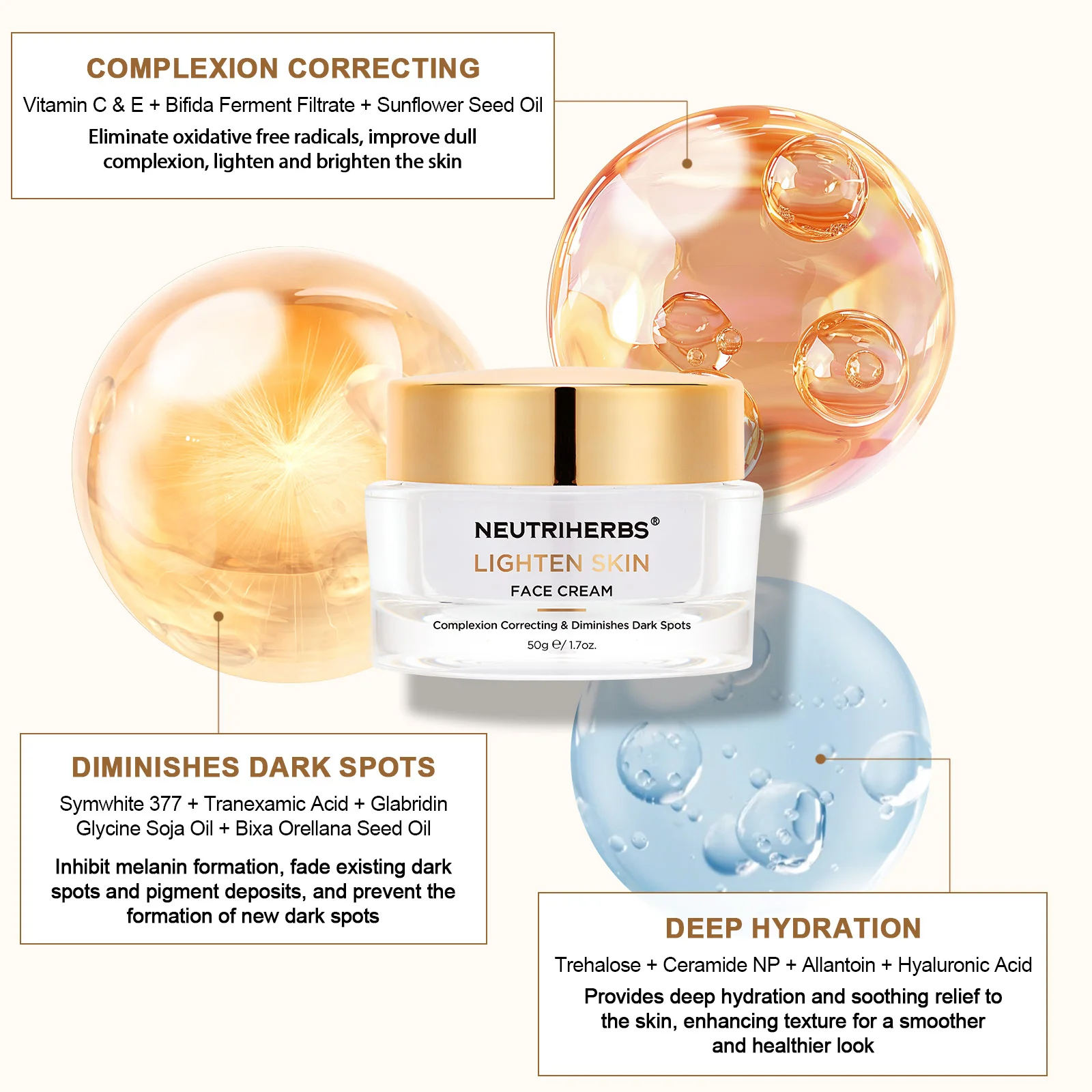 newly improved glutathione face cream Amazon.com: APLB Glutathione Niacinamide Facial Cream main image 1