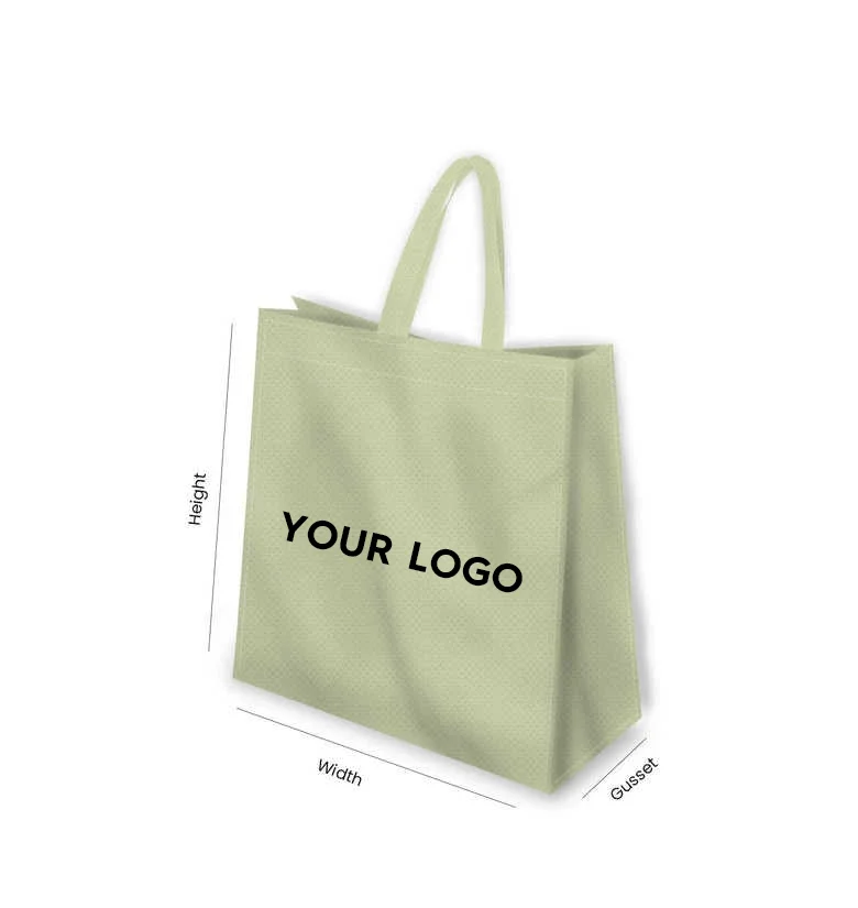 Lilalila Nonwoven Eco Bag With Print Recycling Laminated Non Woven Custom Logo Resable Shopping