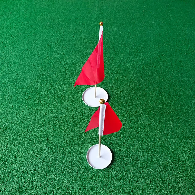 Golf Putting Green Cup Hole With Flag Logo Custom Acceptable Stainless