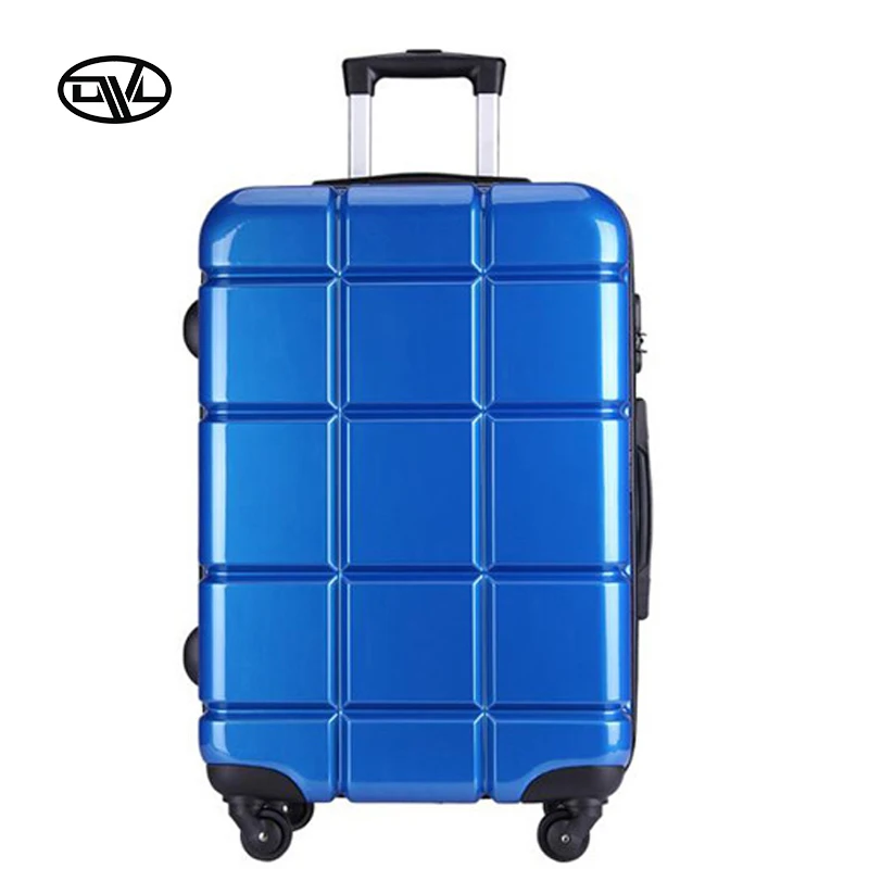 Shiny Suitcase  3PCS Trolley  Luggage Matching Black Color Hard Shell  ABS or ABS Mix PC 20