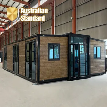 Luxury Prefabricated 2 3 4 Bedroom Prefab Expandable Container House for Sale Hurricane Proof Ready Made Prefab Mobile Tiny Home