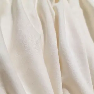 Custom Width Professional Weaving Mill 200TC 300TC Combed Cotton Fabric Bleached Breathable Luxury Hotel Bed Linen Material