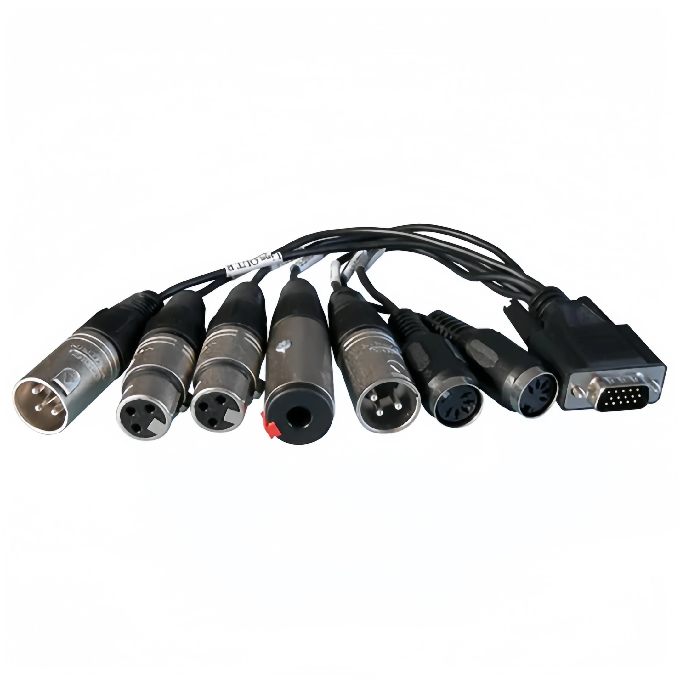 RME Analog Breakout Cable: 15-Pin D-Sub to 4 XLR, MIDI, and Phones