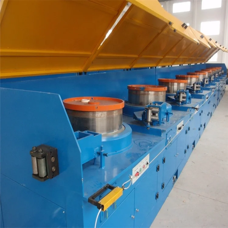 Good Price PLC Control Straight Line Steel  Wire Drawing Machine
