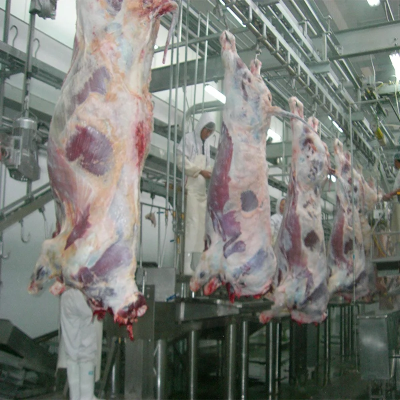 Turnkey Automatic Stainless Steel Customized Cattle Meat Processing Slaughter Plants & Mobile Line Machine for Sheep Goat
