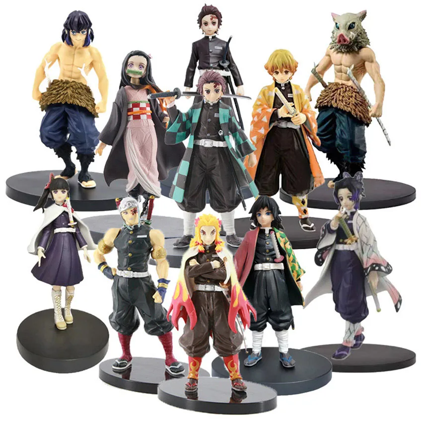 Wholesale Boxed Demon Slayer Doll Figures Ornaments Kimetsu No Yaiba ...