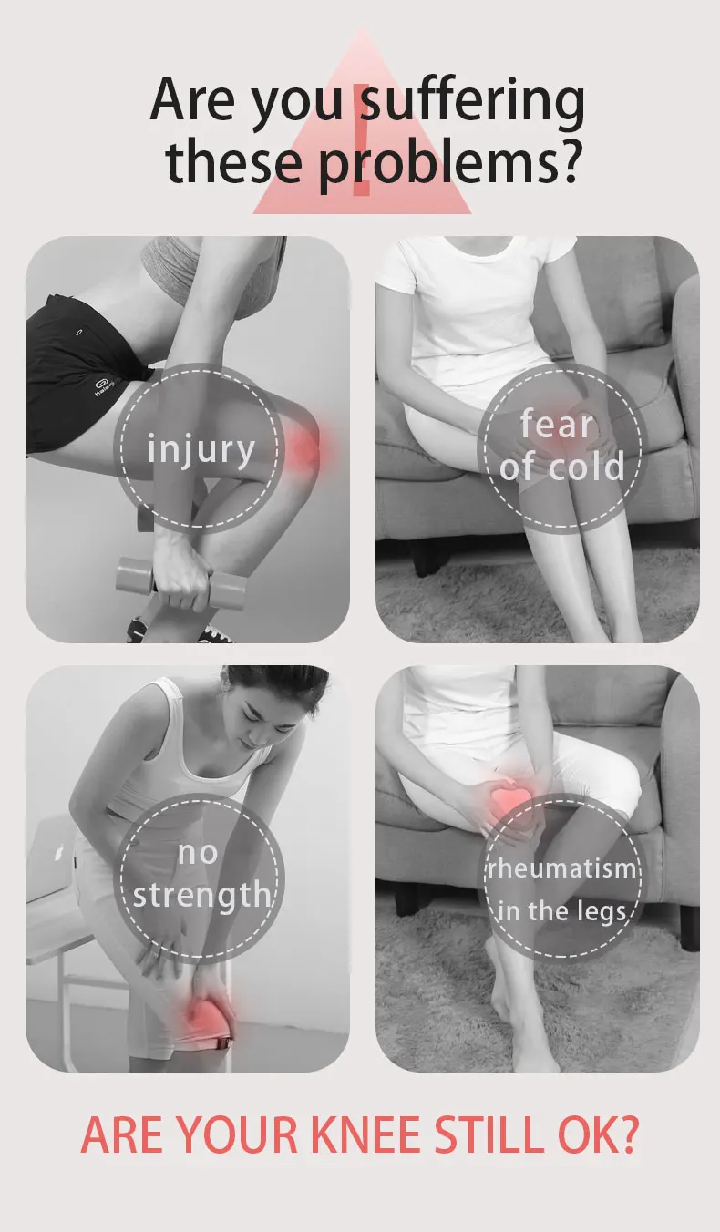 Vibration Electric Thermal Heat & Air Compression Pain Relief Knee Heater And Massage Machine