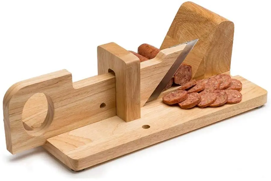 big discount wood sausage slicer machine