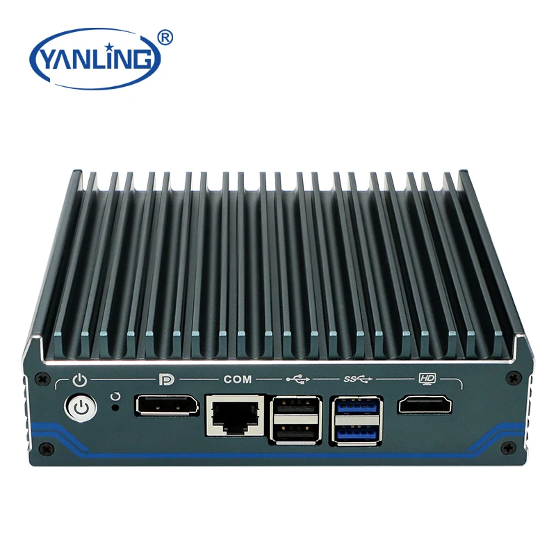 Small PC N100 Quad Core Processor 4 Lan Firewall and VPN Appliances for Industrial Automation