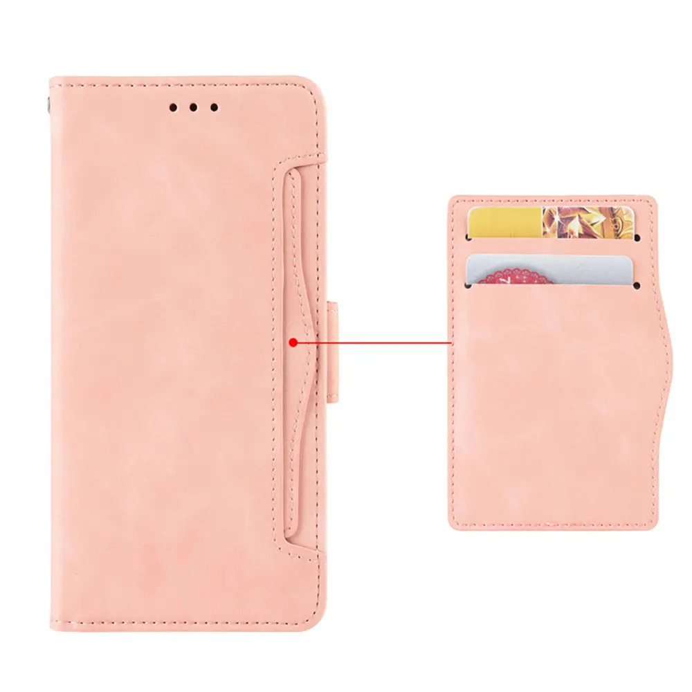 Soft PU Leather Mobile Phone Case with Two Side Card Wallet Matte Cell Phone Cover For Alcatel 1B factory