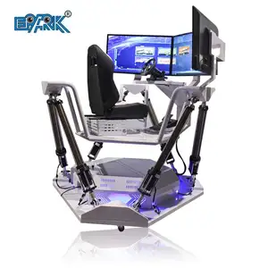 Car Game Machine Three Screens Driving Simulation Cockpit Gaming Seat Stand Chair Racing Simulator