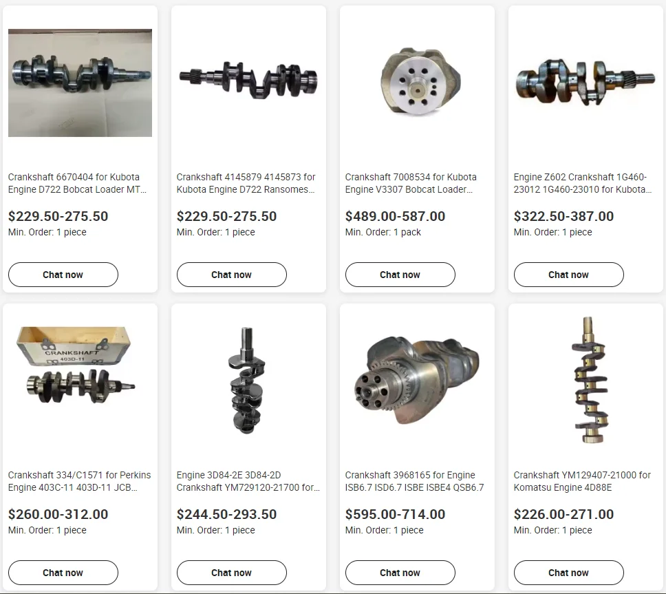Crankshaft 892190927 for Isuzu Engine 4JB1 2