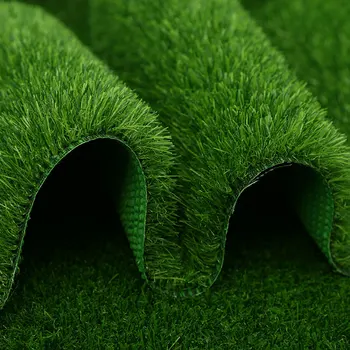 价格更便宜的草坪造景人造人造草坪地毯草用于园林装饰软人造草坪_ 草地